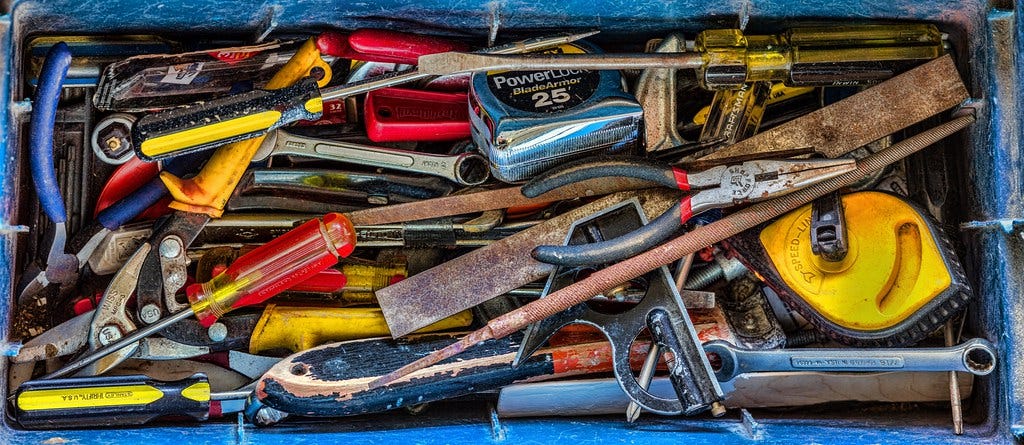 My messy tool box..... | 2014-08-14 3411-3415-L1T1 It is a r… | Flickr