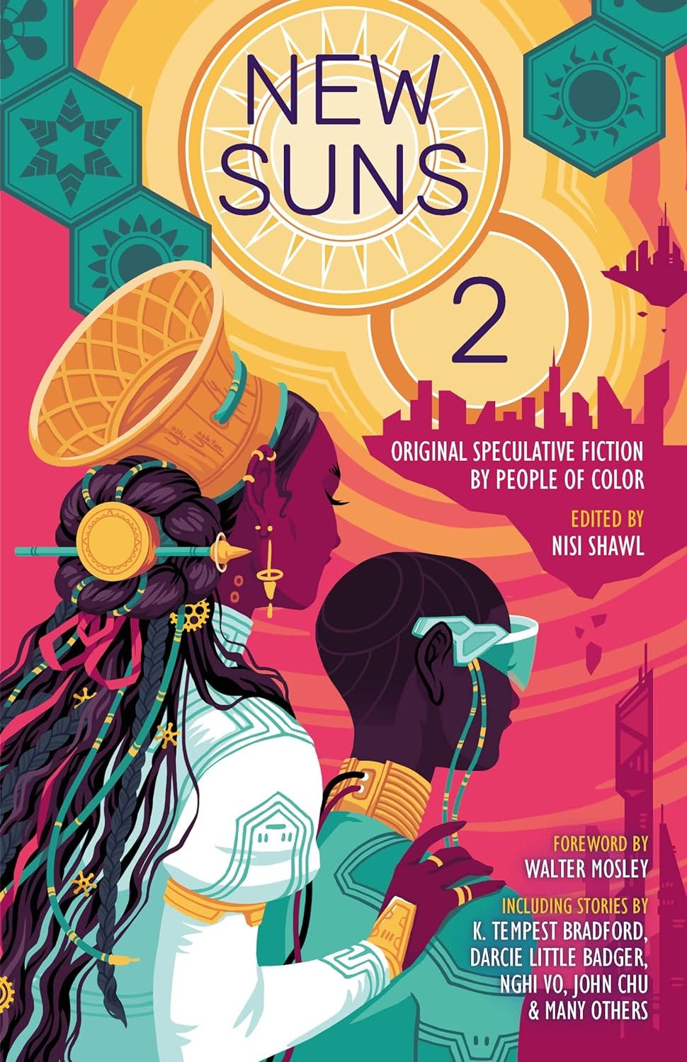 cover of New Suns 2 edited by Nisi Shawl