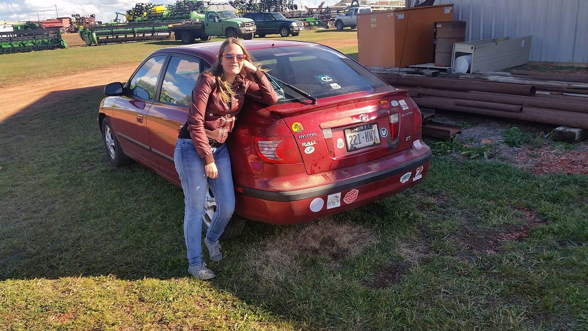 Katie and Bloodball, the final photo