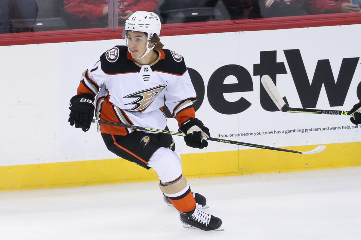 Trevor Zegras Anaheim Ducks