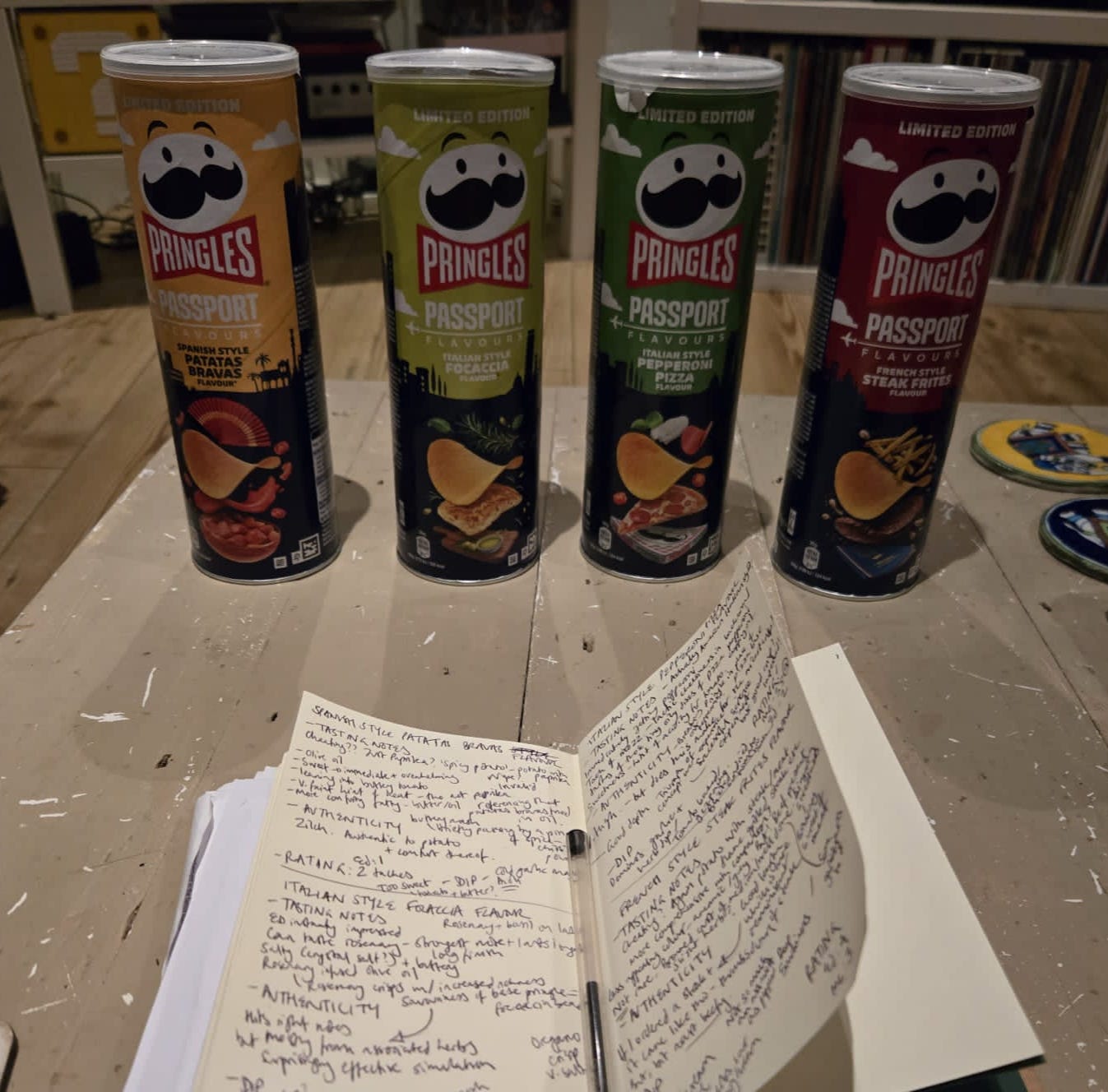 Pringles Passport Flavours taste test