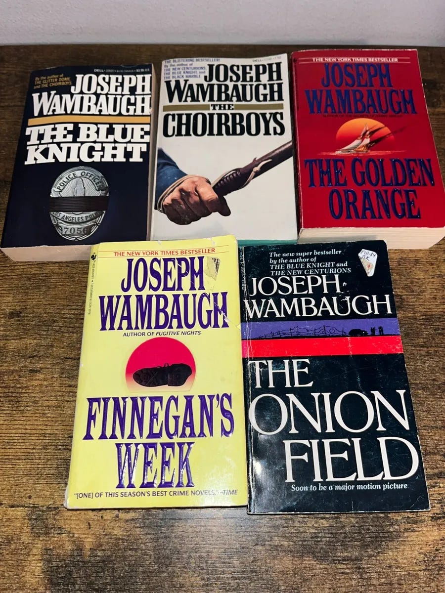 Joseph Wambaugh lot of 5 different paperback books, Onion Field, Blue Knight,  + | eBay