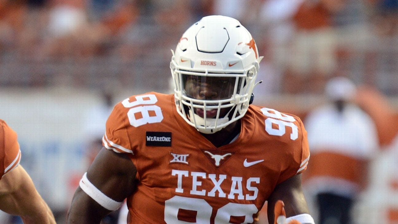 Texas football coach Steve Sarkisian - DL Moro Ojomo won't be speaking to  media after comments on the Longhorns' culture