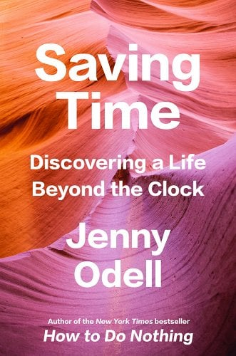 Paperback cover of "Saving Time"