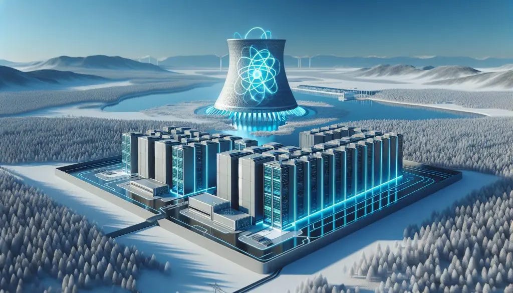 Tech giants invest in nuclear-powered data centers