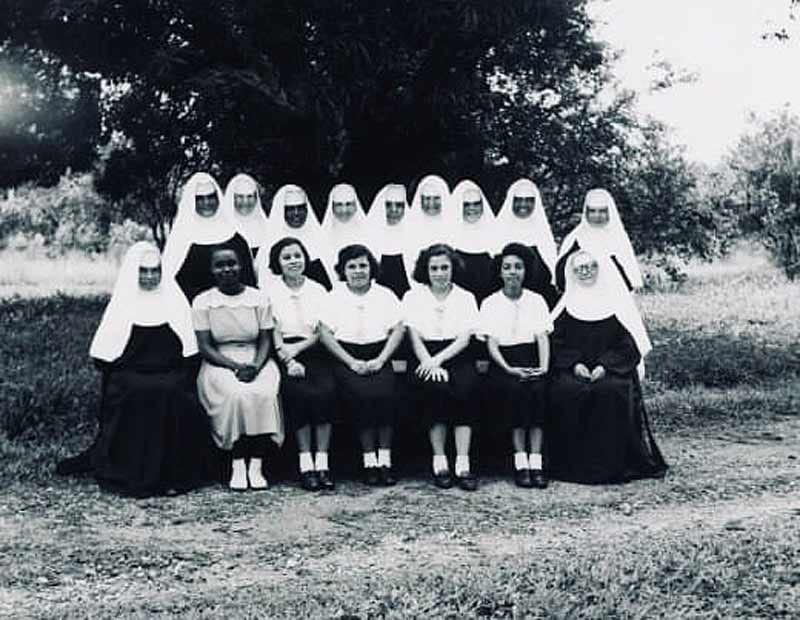 Pallottine nuns Novitiate Nazareth building, 1896 and 1935. Also the chapel at Novitiate ...