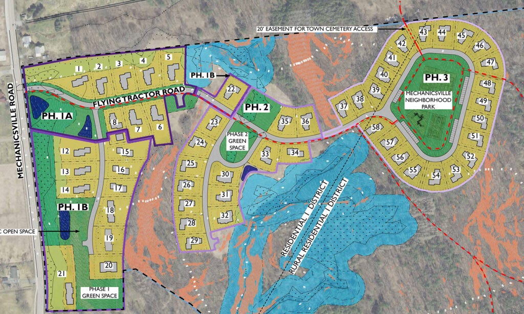 Laster Subdivision | proposed lot layout with phasing