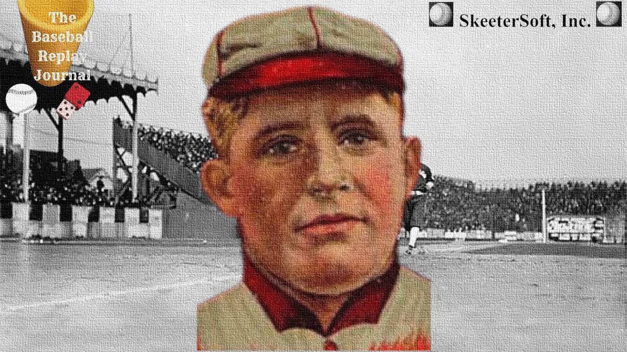 Baseball Replay Journal 1908 Skeetersoft NPIII Replay Giants Cardinals Johnny Lush