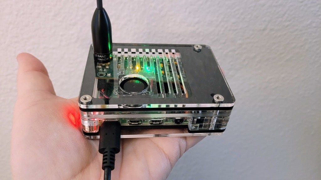 ClearNode device in hand