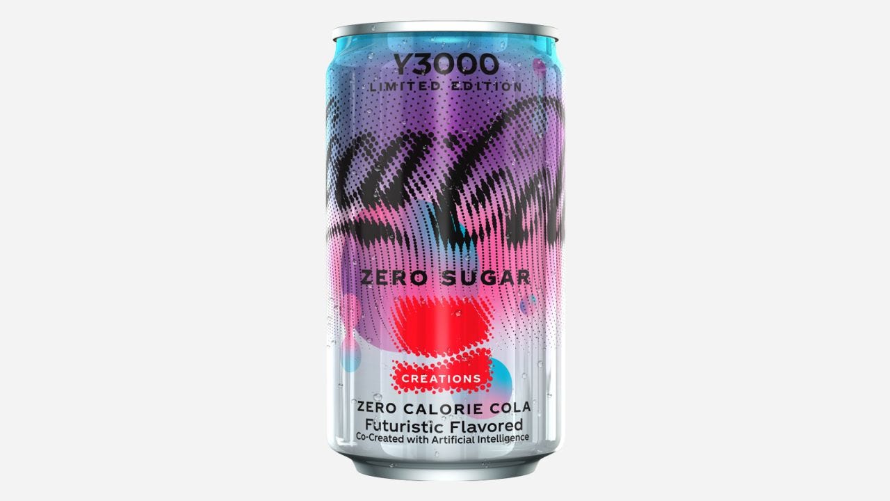 Coca-Cola Y3000 was partially created by AI.
