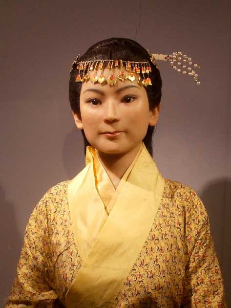 A wax sculpture of Xin Zhui, The Lady of Dai (Flazaza / CC by SA 4.0)