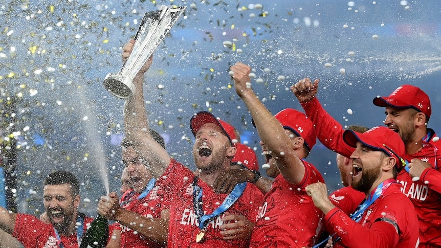 England win T20 World Cup final by five wickets as Ben Stokes heroics  thwart Pakistan - ABC News