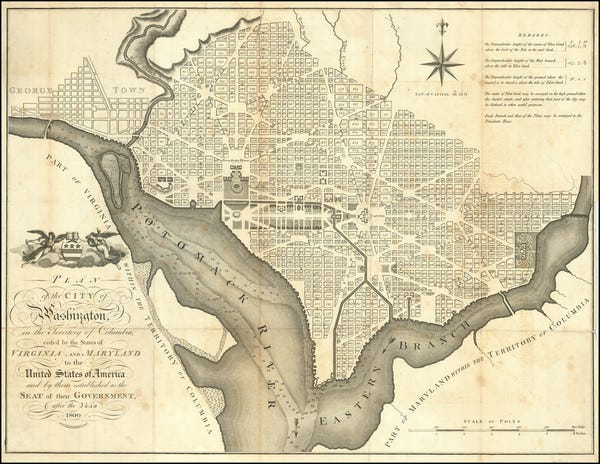 Antique maps of Washington, D.C. - Barry Lawrence Ruderman Antique Maps Inc.
