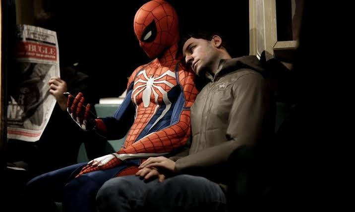 I wish they kept the subway scenes in remaster. : r/SpidermanPS4