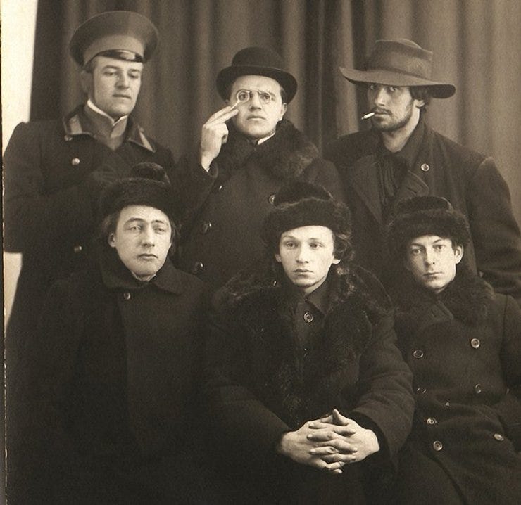 Russian Futurists in 1912