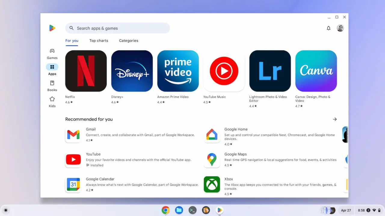 ChromeOS web app icons will look like Android icons
