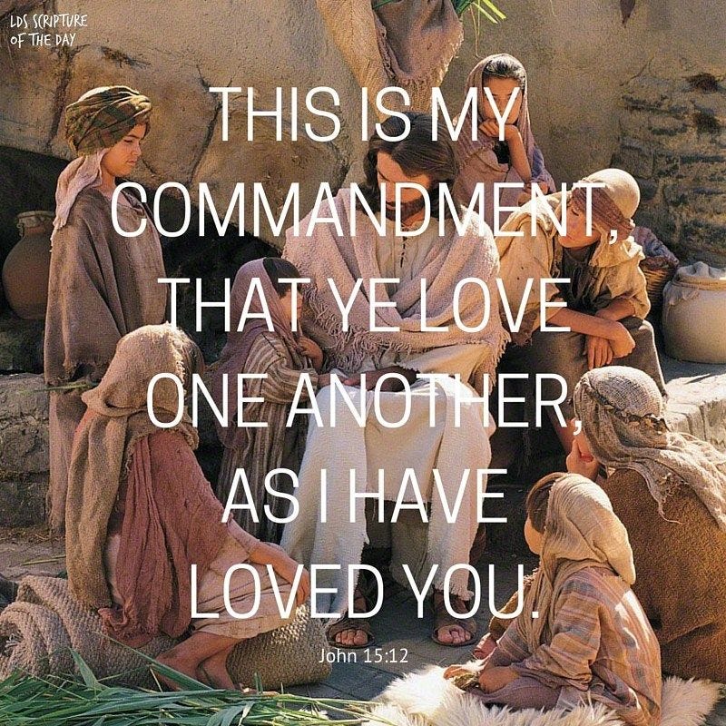 Image result for as i have loved you lds | Love one another quotes, John 15 12, Scripture of the day