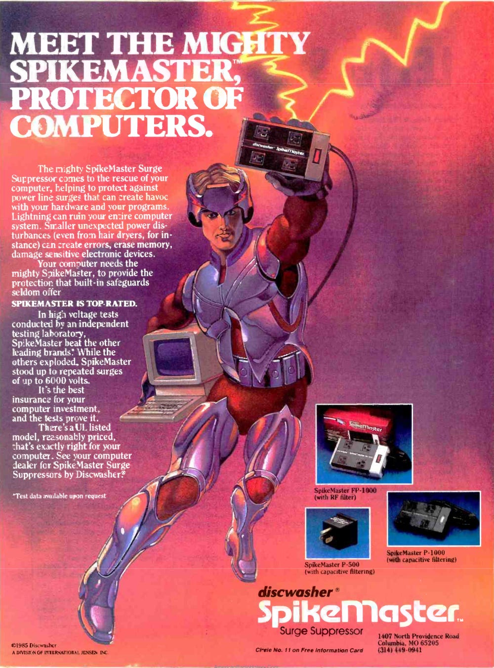 From the April 1985 issue of Computers & Electronics magazine