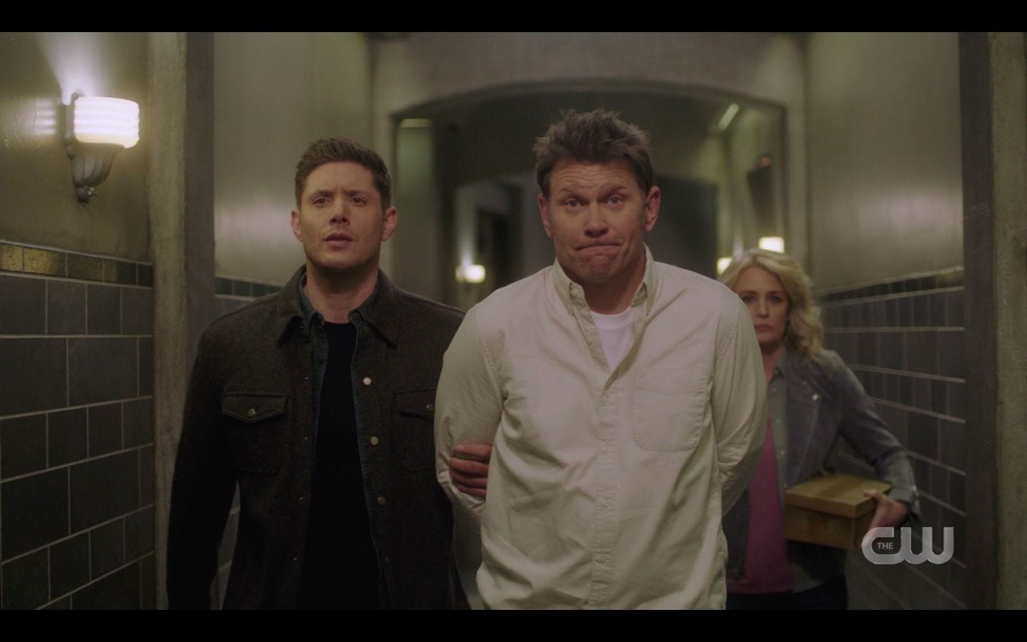 Dean Winchester with Nick Mary heading to Sam SPN Game Night