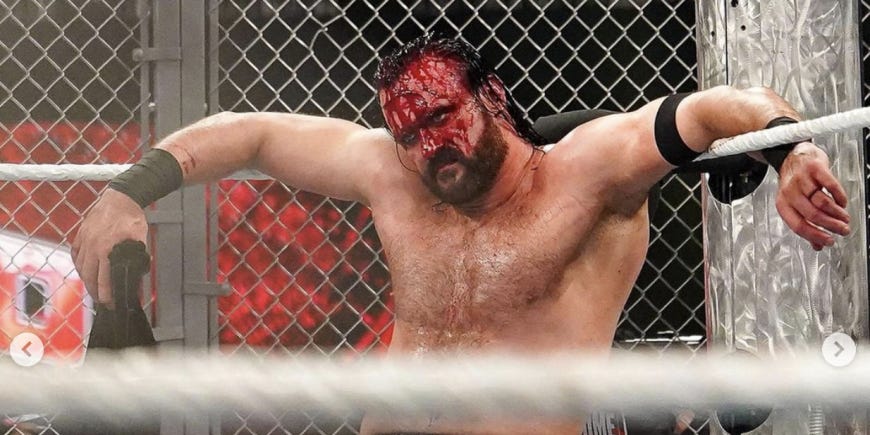 Drew McIntyre Shows Stapled Head Wound From Hell In A Cell Battle With CM  Punk At WWE Bad Blood | Fightful News