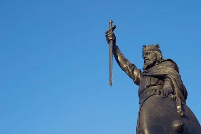 King Alfred the Great. Credit: Daniel Bosworth/VisitBritain - Britain ...