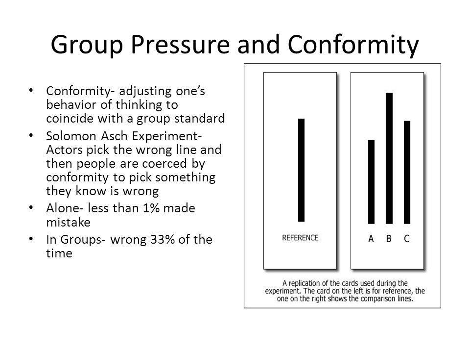 Solomon Asch's Experiment about Conformity