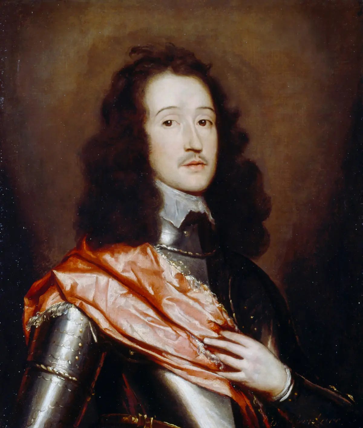 A portrait of Richard Lovelace, circa 1645, by William Dobson. Oil on canvas. Dulwich Picture Gallery, London. (Public Domain) A portrait of Richard Lovelace, circa 1645, by William Dobson. Oil on canvas. Dulwich Picture Gallery, London. (Public Domain)