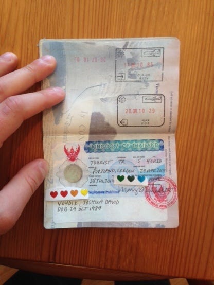 April 29, 2014: Received My First Thai Visa Among Many Today