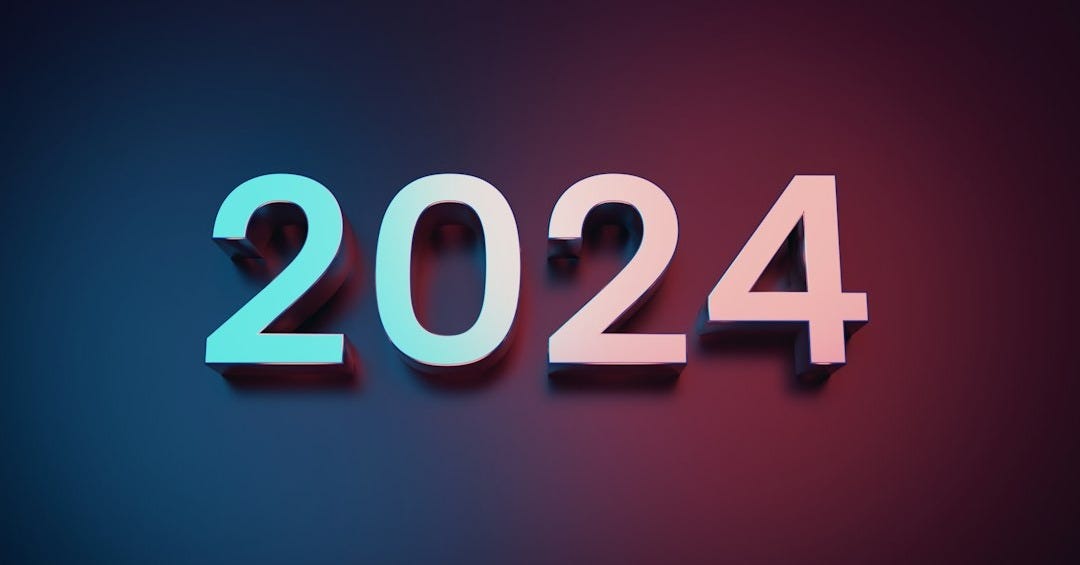 a blue and pink background with the numbers 2024 a blue and pink background with the numbers 2024