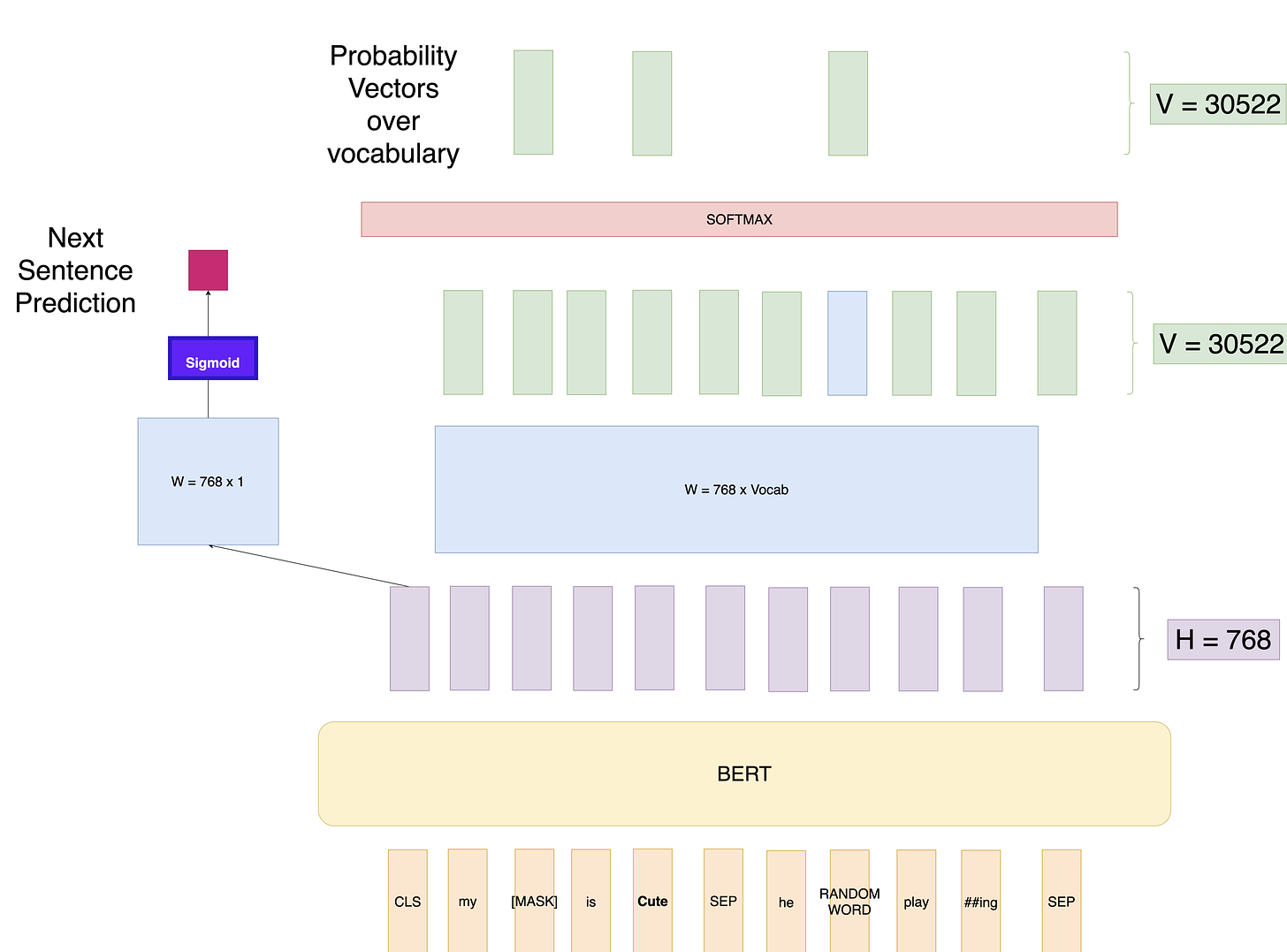 Author Image: Training BERT with NSP task