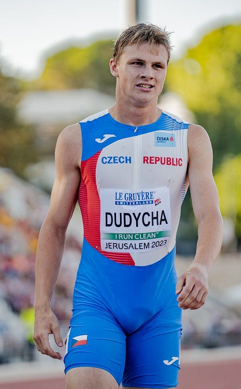 Běžec Jakub Dudycha.