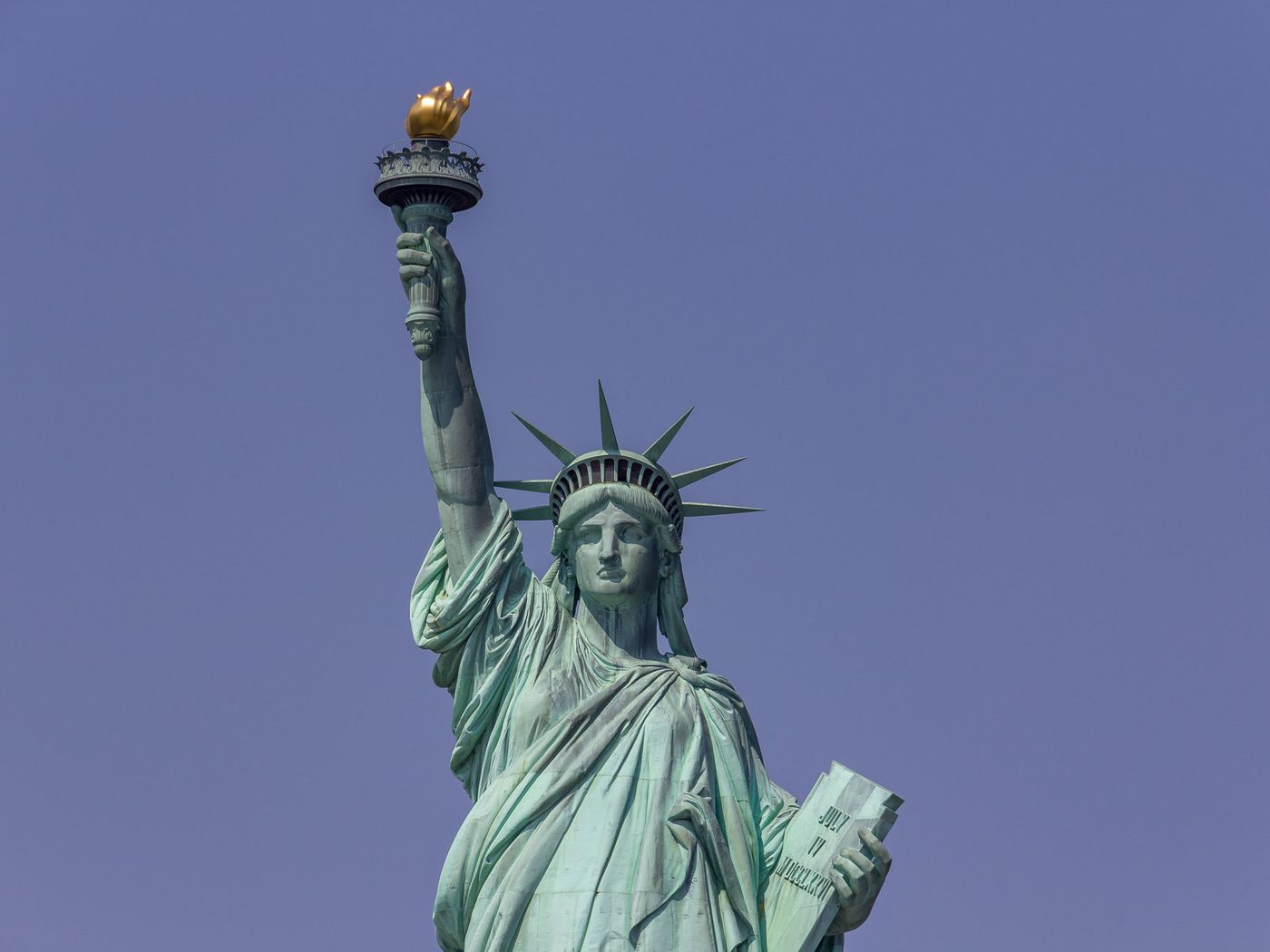 Statue of Liberty's original torch relocated to its new home - Curbed NY