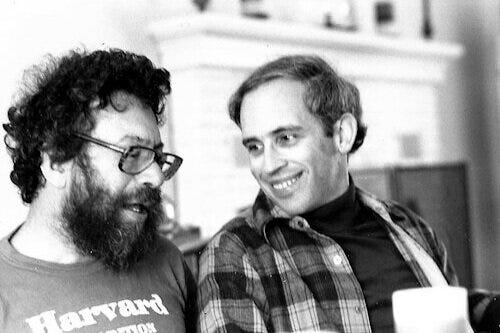 Gerd Stern and John Brockman