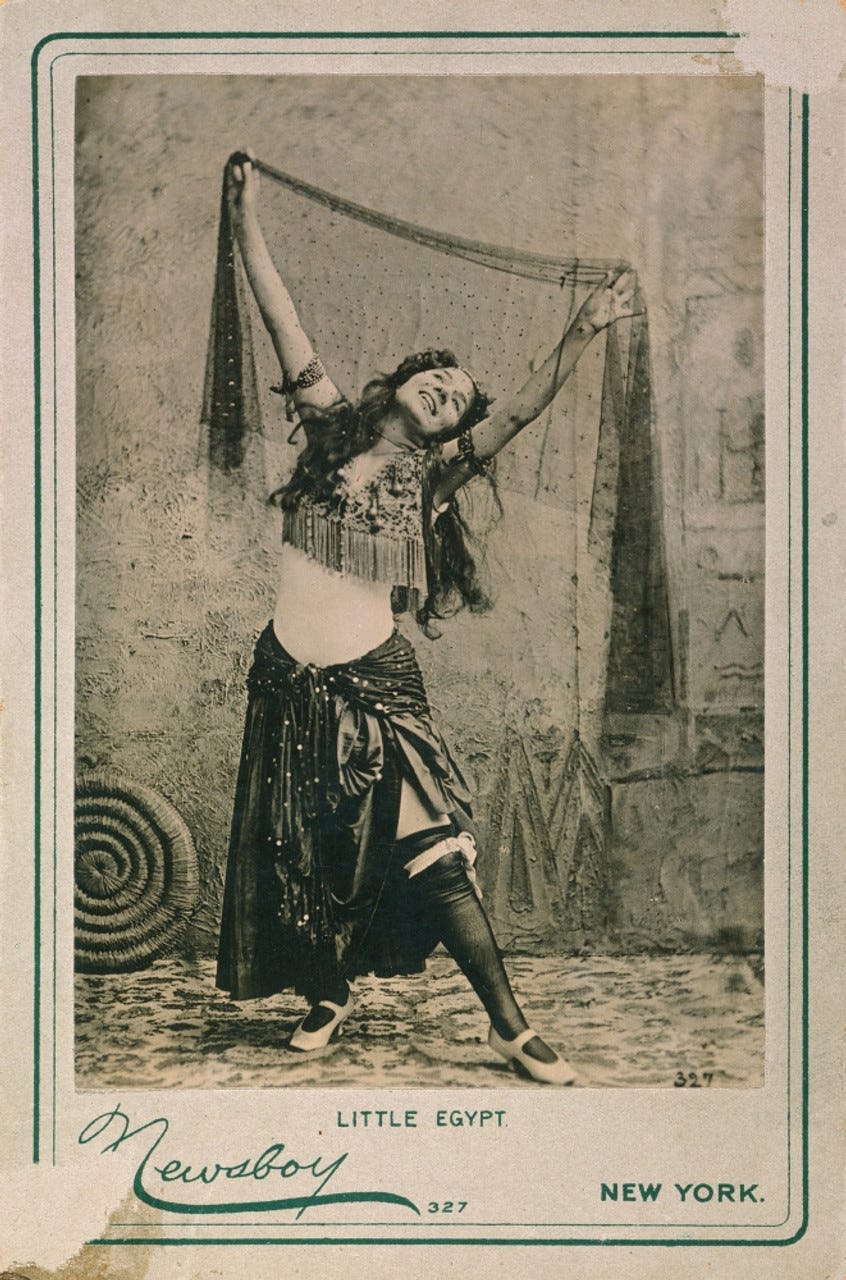 Dancer: Little Egypt, 1893. /Nthe Dancer Little Egypt, Stellar Attraction  At The World'S Columbian Exposition At Chicago In 1893: Original Cabinet  Photograph. Poster Print by Granger Collection - Item # VARGRC0030655 -  Posterazzi