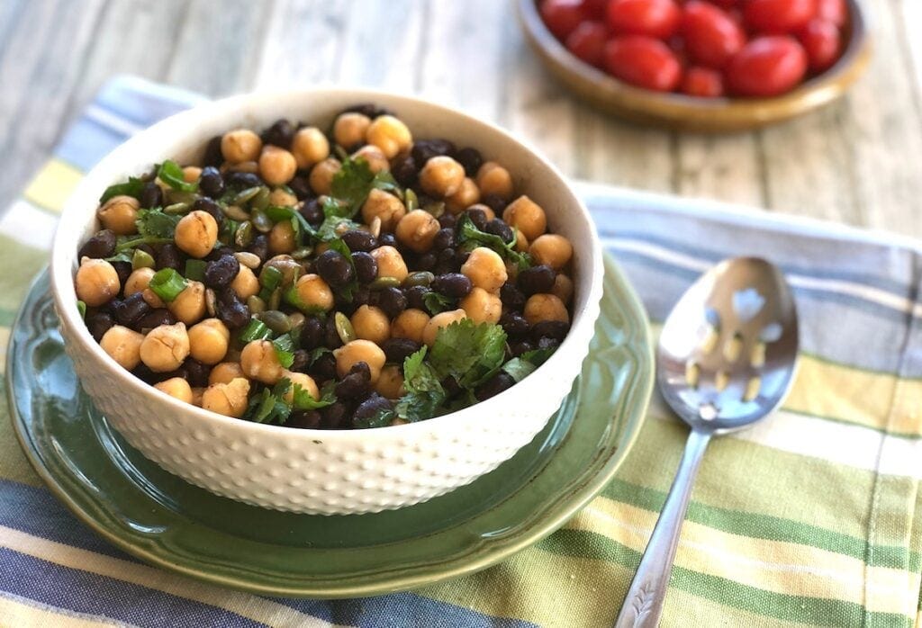 Easy Two-bean salad