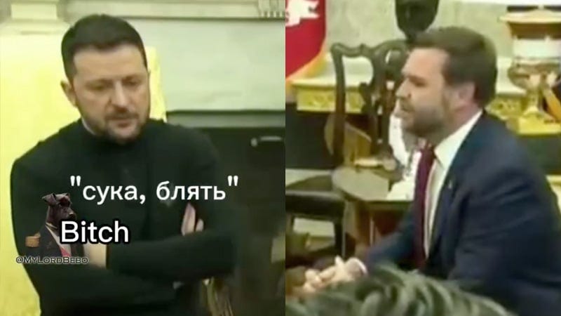 Zelensky elkapta a forró mikrofonon, hogy Trump alelnököt, JD Vance-t "szukának" nevezte?
