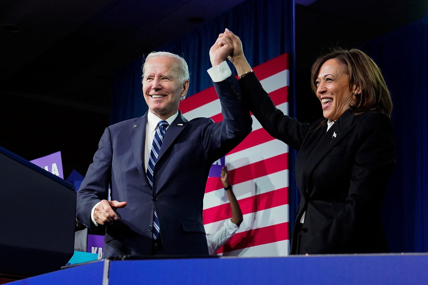 Tethered together, Biden and Harris move toward 2024 re ...