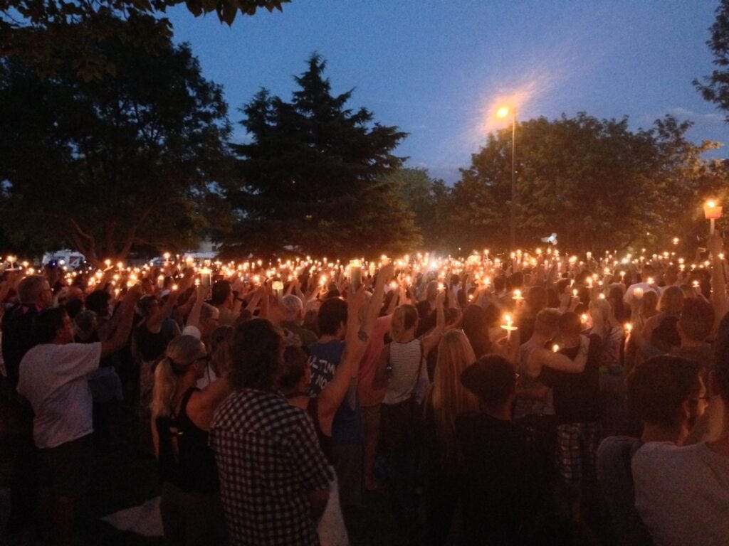 Albuquerque vigil for Orlando nightclub shooting 2016