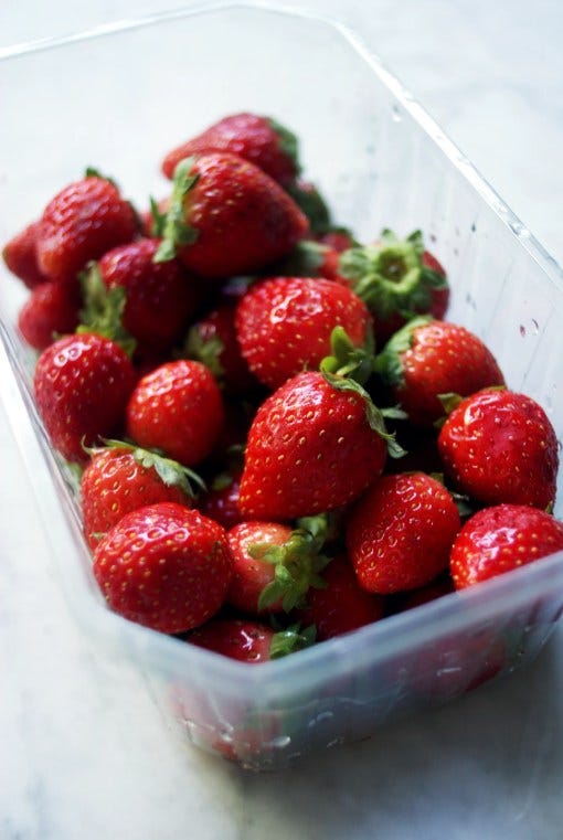 raspberry, strawberry, basil roulade nigella eats everything easy elevenses