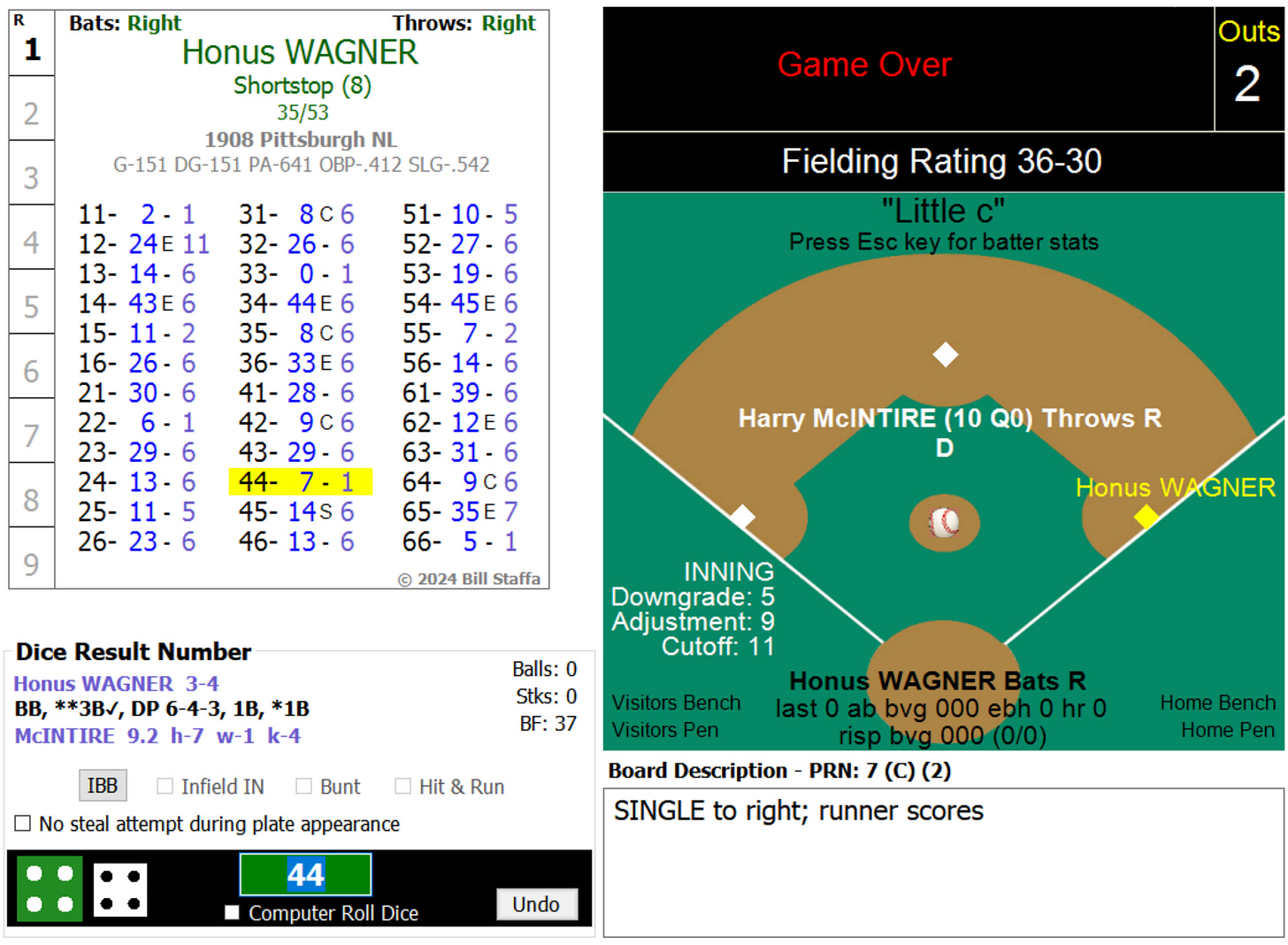 Skeetersoft NPIII Honus Wagner