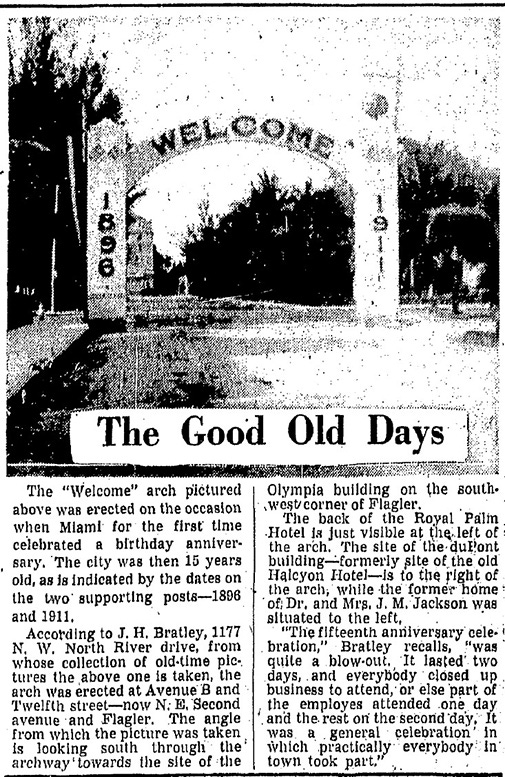 Figure 4: Good Old Days Article in 1939