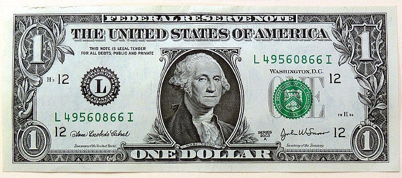 File:One US dollar note 0127 22.jpg