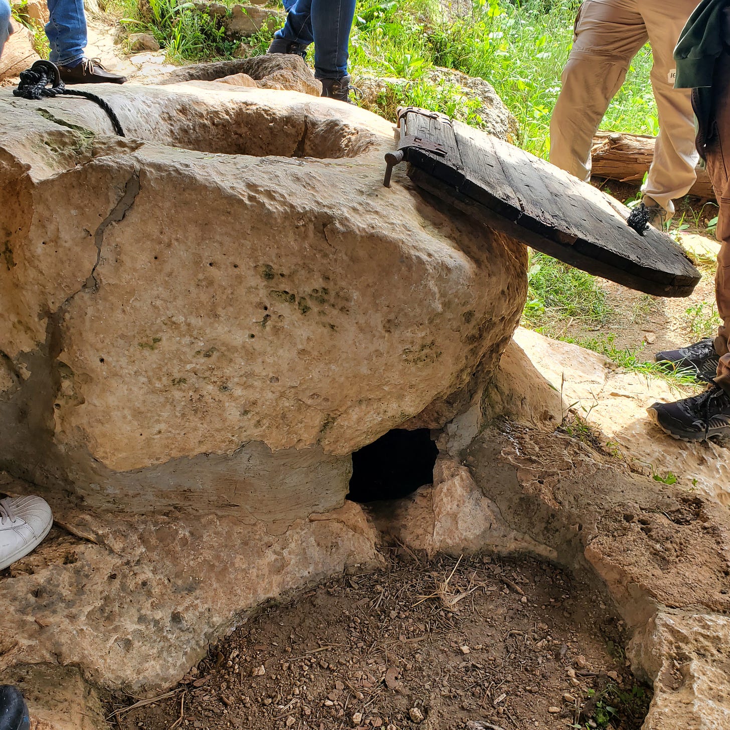 An ancient stone cistern. 