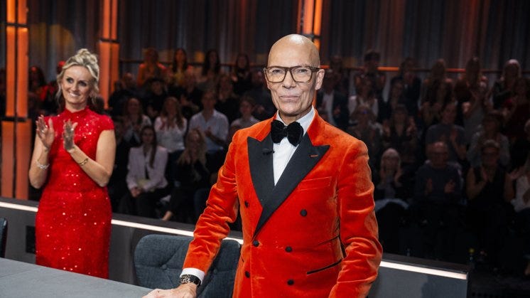 Jens Werner var kendt for store smil og godt humør som dommer i "Vild med dans" igennem 20 år. (Arkivfoto).