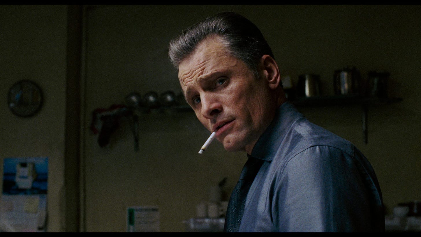 Viggo Mortensen, with a cigarette in his mouth, in Eastern Promises.