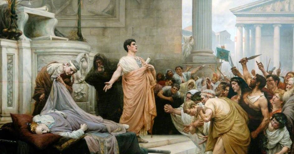 Cry Havoc and Let Slip the Dogs of War”: Julius Caesar and the Power of  Rhetoric - Broadly Textual Pub