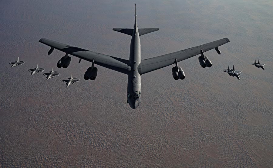 Trump sends B-52 nuke bombers to Middle East in warning to Iran after ...
