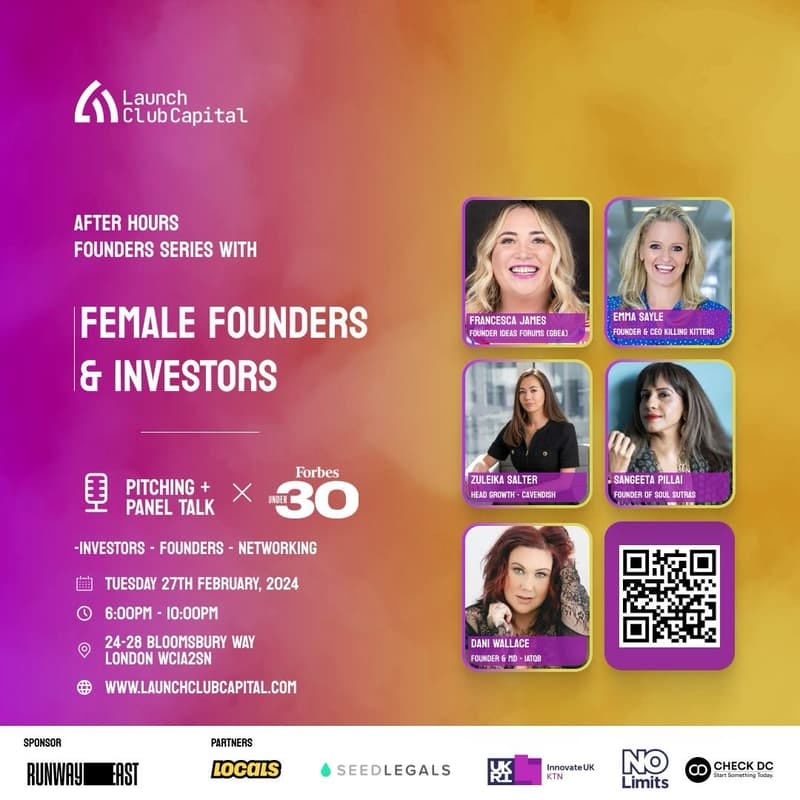 Cover Image for Female founders and investors - pitching + panel talk