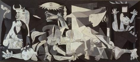 Guernica by Picasso, 1937, Museo Reina Sofia
