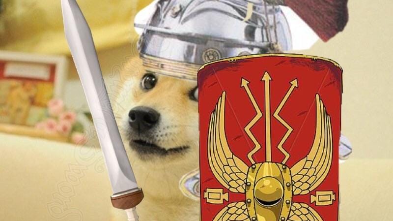 Legionary Doge, protecter of Rome : r/Bossfight